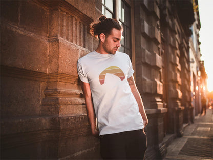 Bequemes Bio T-Shirt für Paragliding - Paragliding Sunset Design - bullogh#