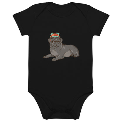 Bio Baby Chic: Frenchie Comic Design trifft auf pure Gemütlichkeit in unserem Baby Body! - bullogh#