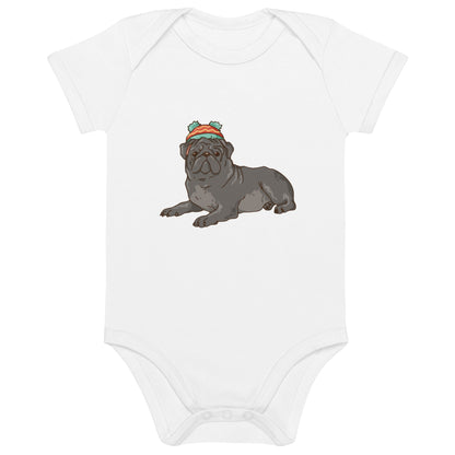 Bio Baby Chic: Frenchie Comic Design trifft auf pure Gemütlichkeit in unserem Baby Body! - bullogh#