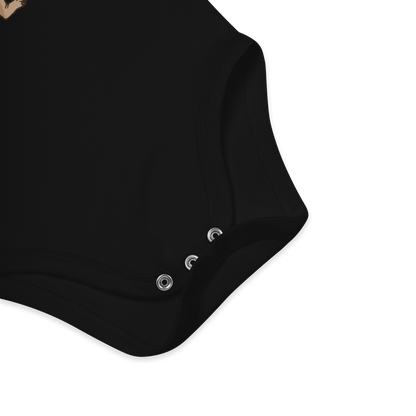 Bio Baumwoll Baby Body mit verspieltem Comic - Design – Für die Kleinsten - bullogh#