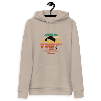 Bio - Baumwoll - Hoodie Groundhandling Forest – Für umweltbewusste Gleitschirm - Piloten aus recyceltem Polyester - bullogh#