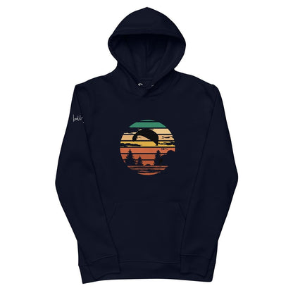 Bio - Baumwoll - Hoodie Groundhandling Forest – Für umweltbewusste Gleitschirm - Piloten aus recyceltem Polyester - bullogh#