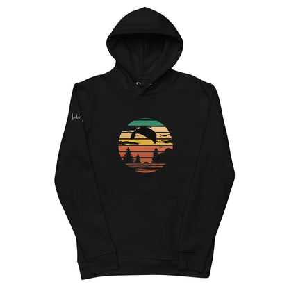 Bio - Baumwoll - Hoodie Groundhandling Forest – Für umweltbewusste Gleitschirm - Piloten aus recyceltem Polyester - bullogh#
