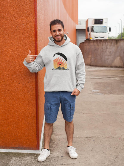 Bio - Baumwoll - Pullover Wild Life Paraglider – Nachhaltiger Pullover für Gleitschirm - Liebhaber - bullogh#