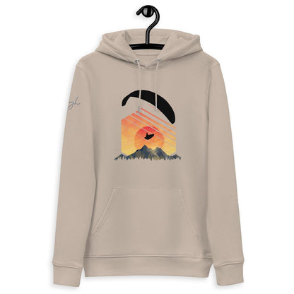 Bio - Baumwoll - Pullover Wild Life Paraglider – Nachhaltiger Pullover für Gleitschirm - Liebhaber - bullogh#