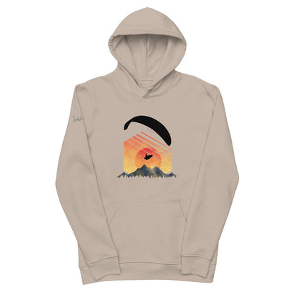 Bio - Baumwoll - Pullover Wild Life Paraglider – Nachhaltiger Pullover für Gleitschirm - Liebhaber - bullogh#