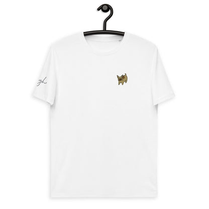 Bio Baumwoll T-Shirt mit Cartoon Französischer Bulldogge V1 - Nachhaltige Mode für Hunde - Enthusiasten - bullogh#