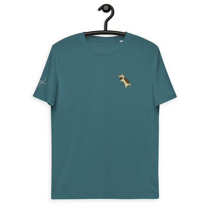 Bio Baumwoll T-Shirt mit Cartoon Französischer Bulldogge V3 - Für Frenchie Fans und Hundeliebhaber - bullogh#