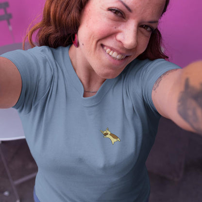 Bio Baumwoll T-Shirt mit Cartoon Französischer Bulldogge V3 - Für Frenchie Fans und Hundeliebhaber - bullogh#