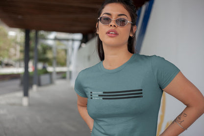 Bio Baumwoll T-Shirt mit Smiley Text :) - Fair Fashion - bullogh#