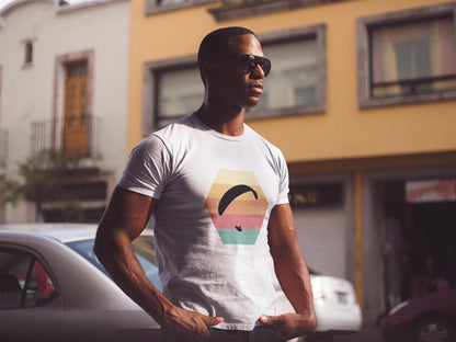 Bio Gleitschirm T-Shirt - Paragliding Hexagon Design - Stylisches Eco - Shirt für Paragliding Fans - bullogh#