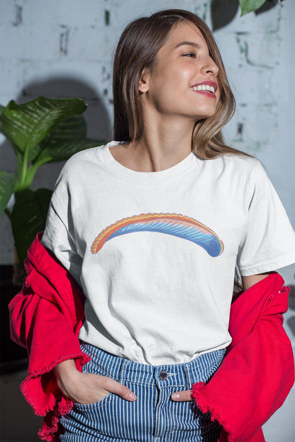 Bio Gleitschirm T-Shirt - Solo Wing Comic - Perfektes für Paraglider - bullogh#