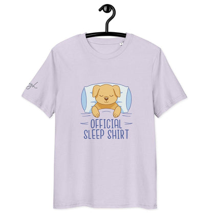 Bio Schlafshirt – Offizielles T-Shirt mit Hund Design für Hundeliebhaber - bullogh#