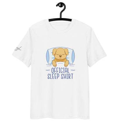 Bio Schlafshirt – Offizielles T-Shirt mit Hund Design für Hundeliebhaber - bullogh#
