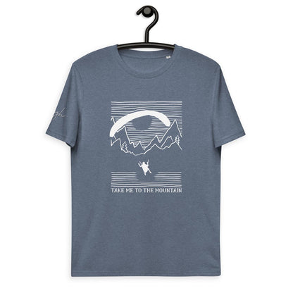 Bio T-Shirt für Paraglider - White Mountain Design - Nachhaltige Mode für Adrenalinjunkies - bullogh#
