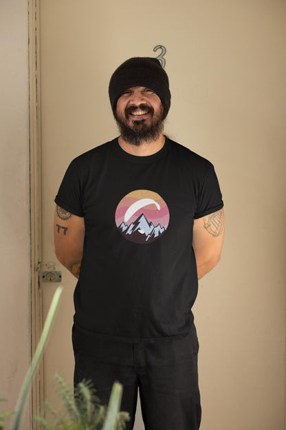 Bio T-Shirt für Paragliding Fans - Paragliding View - Perfektes Geschenk für Gleitschirmflieger - bullogh#