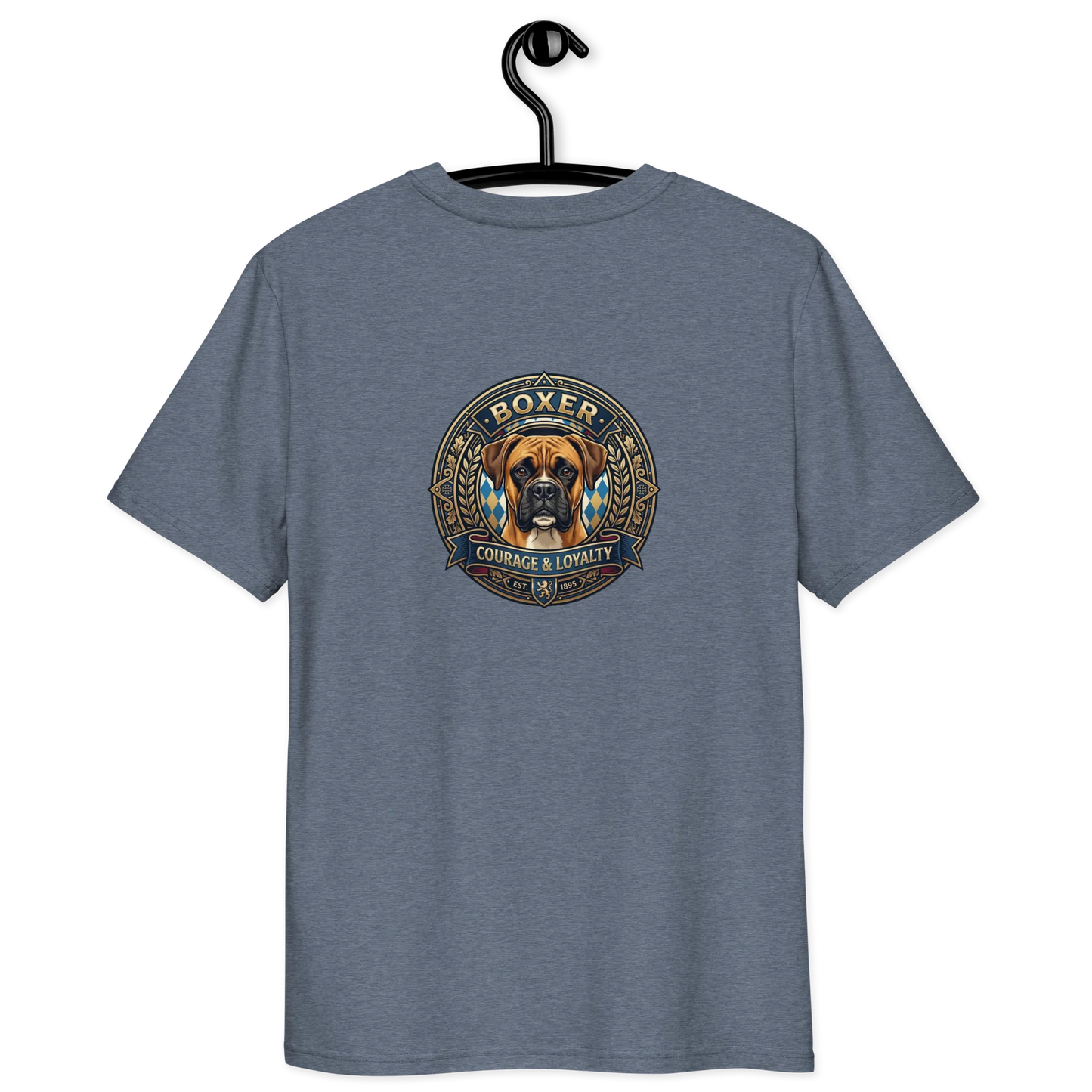 Boxer Gelb Dog Badge – Bio-T-Shirt