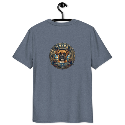 Boxer Gelb Dog Badge – Bio-T-Shirt