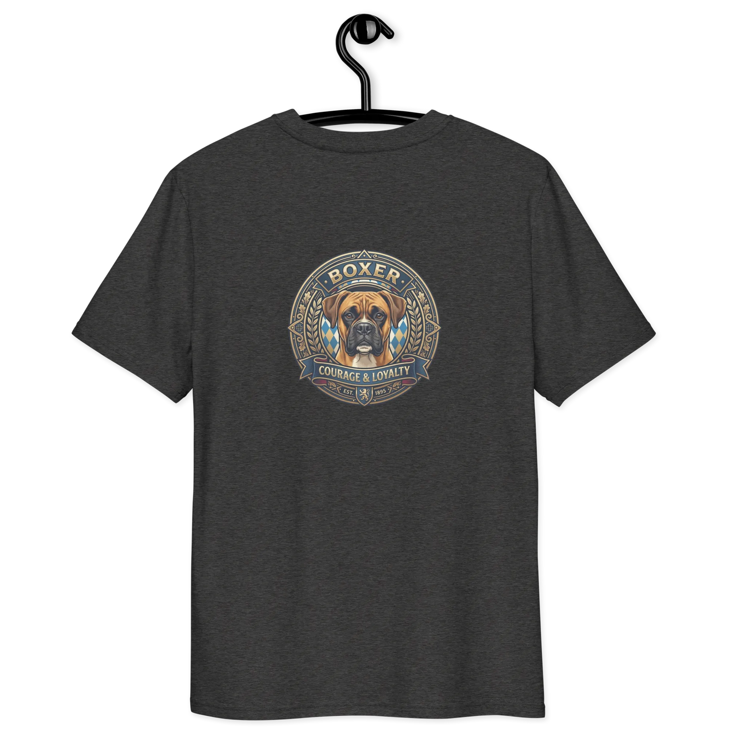 Boxer Gelb Dog Badge – Bio-T-Shirt