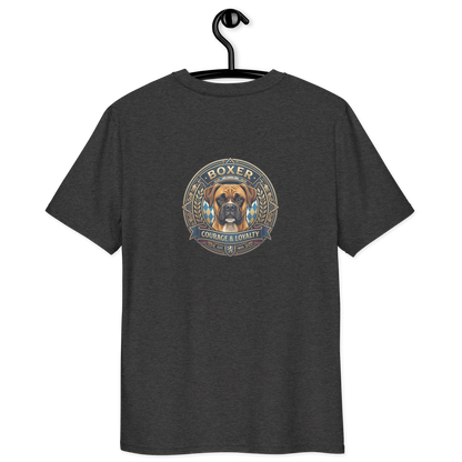 Boxer Gelb Dog Badge – Bio-T-Shirt