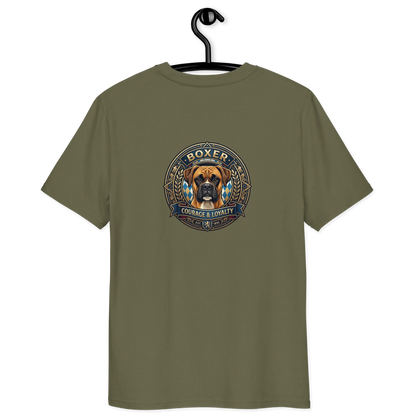 Boxer Gelb Dog Badge – Bio-T-Shirt