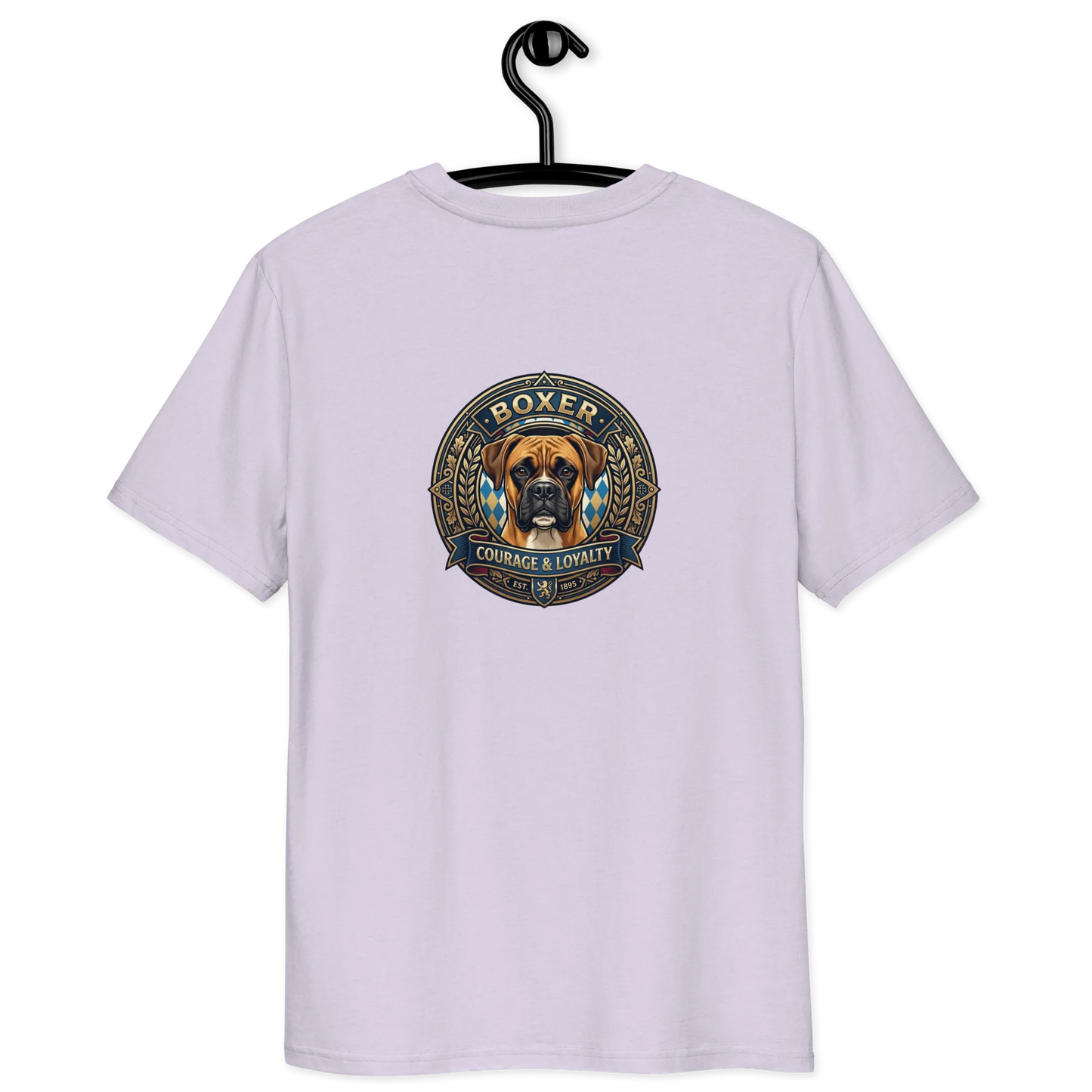 Boxer Gelb Dog Badge – Bio-T-Shirt