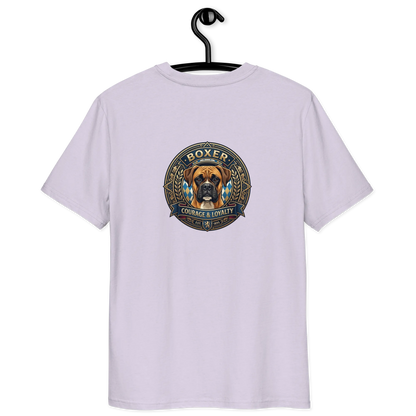 Boxer Gelb Dog Badge – Bio-T-Shirt