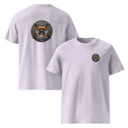 Boxer Gelb Dog Badge – Bio-T-Shirt