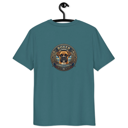 Boxer Gelb Dog Badge – Bio-T-Shirt