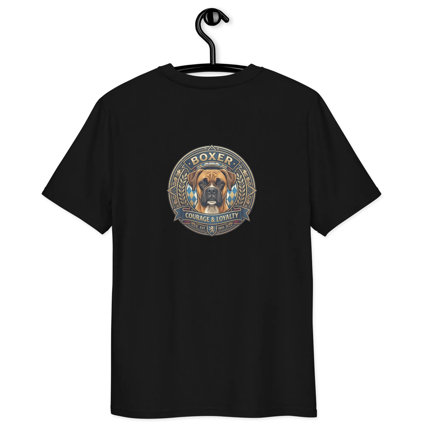 Boxer Gelb Dog Badge – Bio-T-Shirt