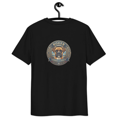 Boxer Gelb Dog Badge – Bio-T-Shirt