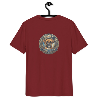 Boxer Gelb Dog Badge – Bio-T-Shirt