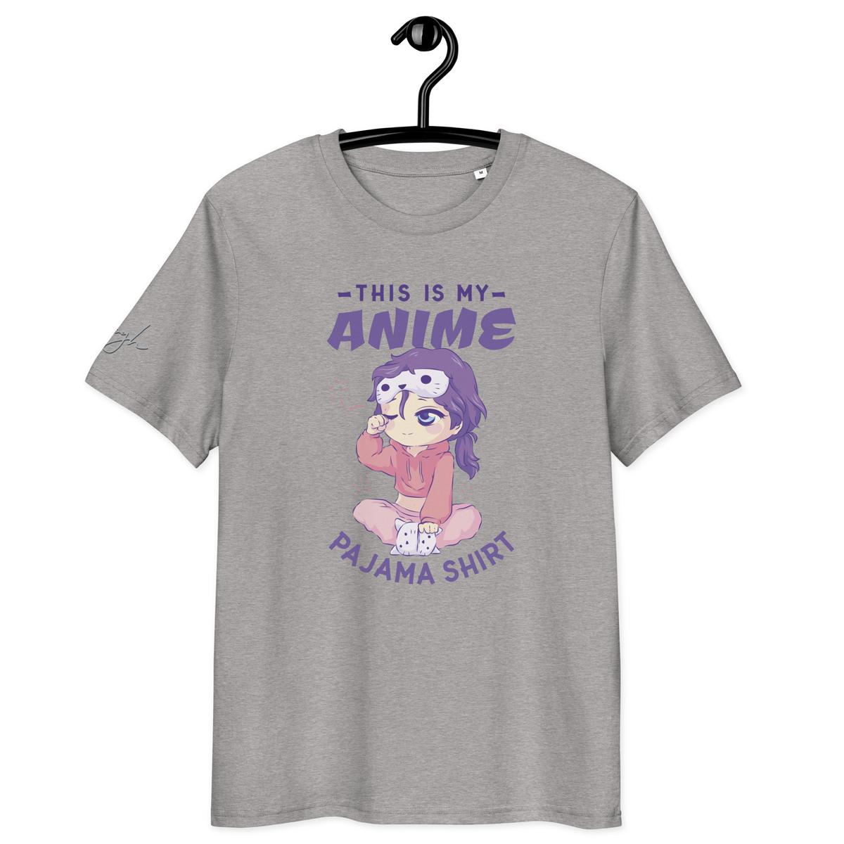 Bio-Baumwolle T-Shirt für Anime-Fans – Schlafshirt mit Anime Design