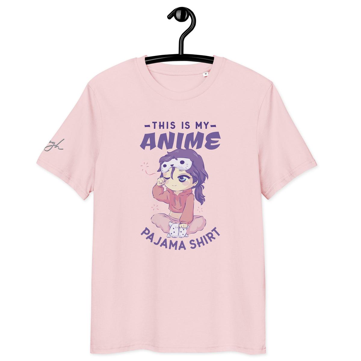 Bio-Baumwolle T-Shirt für Anime-Fans – Schlafshirt mit Anime Design