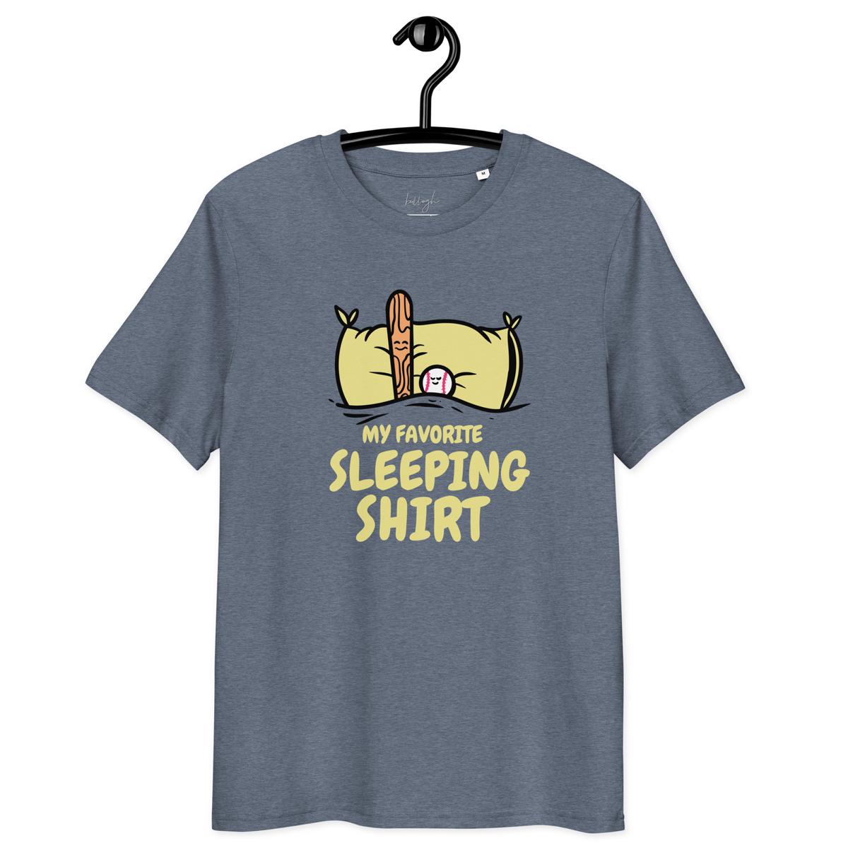 Home Run ins Traumland – Baseball Schlafshirt aus Bio Baumwolle