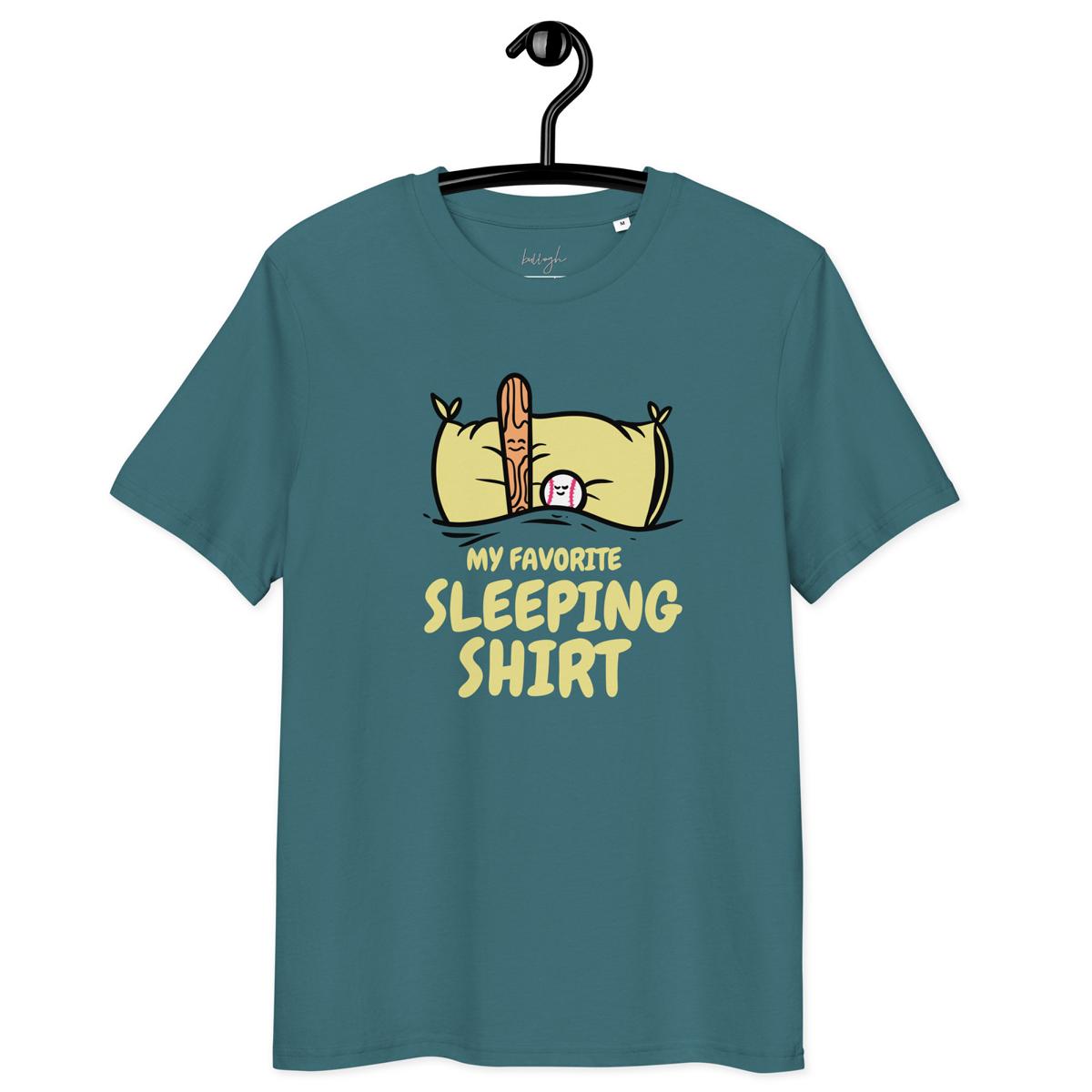 Home Run ins Traumland – Baseball Schlafshirt aus Bio Baumwolle