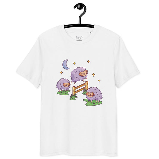 Counting Sheep – Lustiges Bio-Schlafshirt aus Bio-Baumwolle