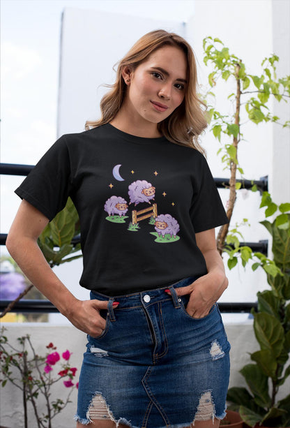 Counting Sheep – Lustiges Bio-Schlafshirt aus Bio-Baumwolle