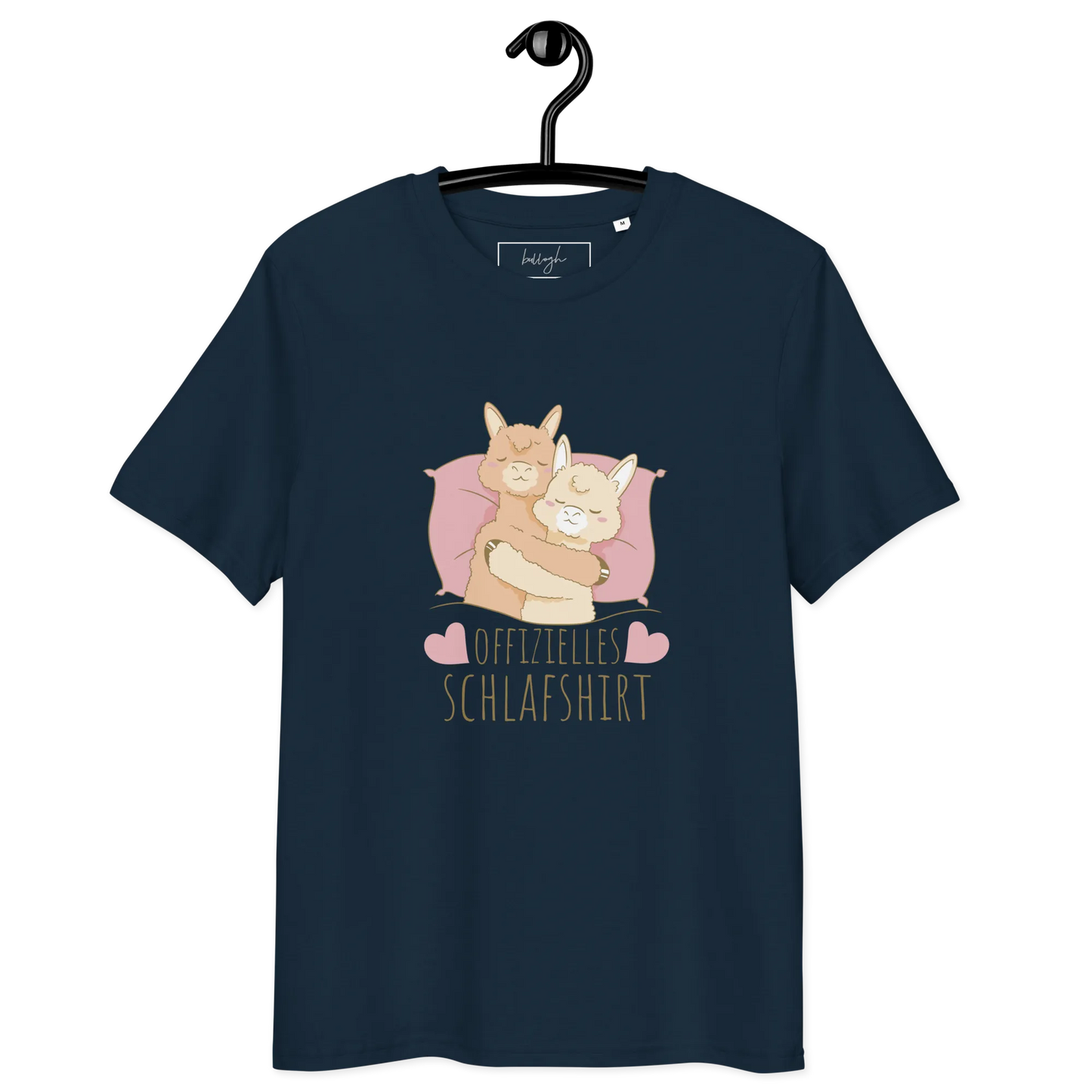 Offizielles Schlafshirt Alpacas – Bio-Baumwolle für Langschläfer