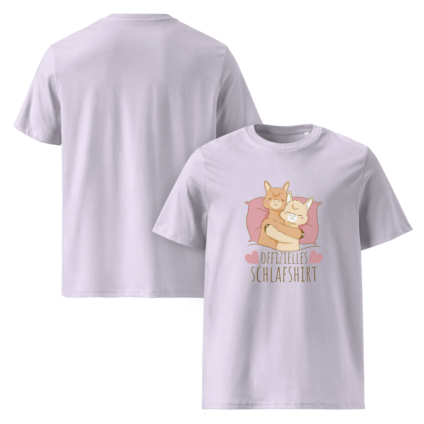 Offizielles Schlafshirt Alpacas – Bio-Baumwolle für Langschläfer