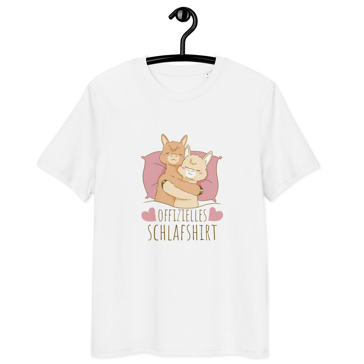 Offizielles Schlafshirt Alpacas – Bio-Baumwolle für Langschläfer