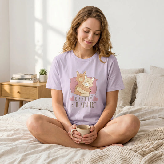 Offizielles Schlafshirt Alpacas – Bio-Baumwolle für Langschläfer