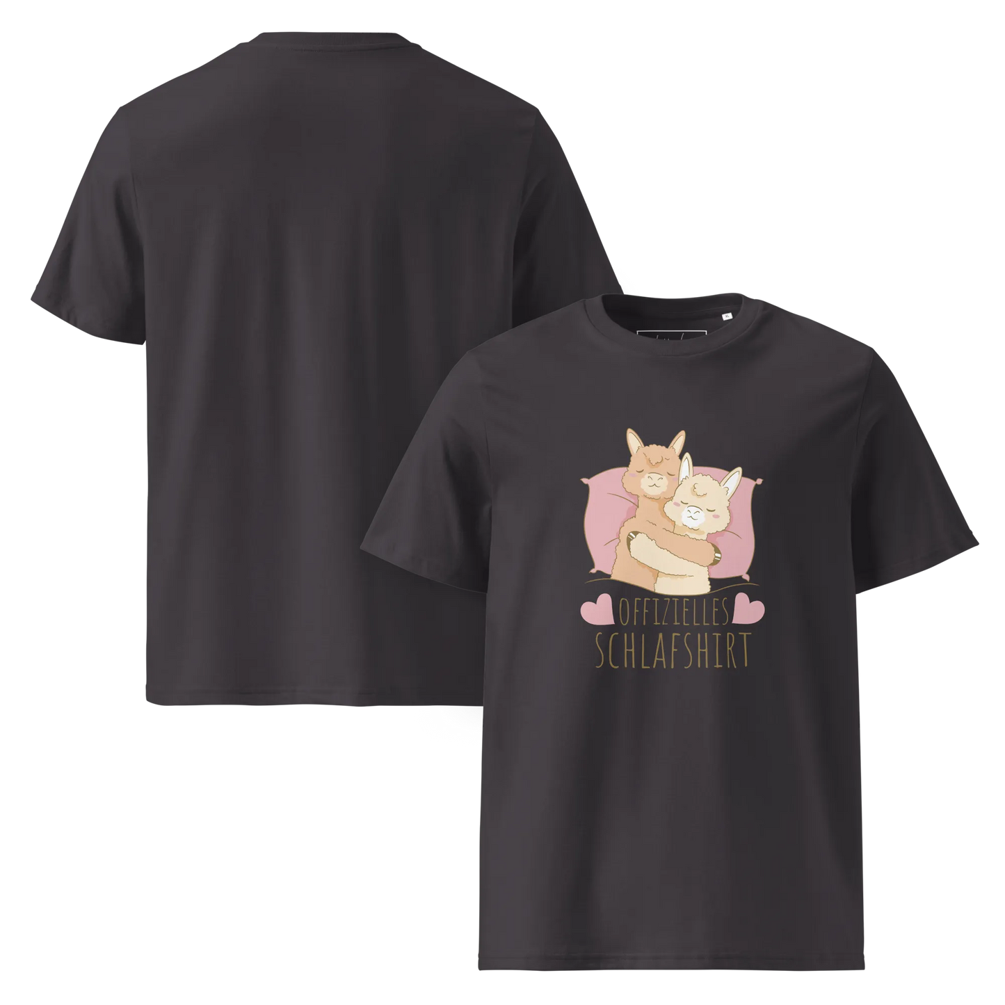 Offizielles Schlafshirt Alpacas – Bio-Baumwolle für Langschläfer