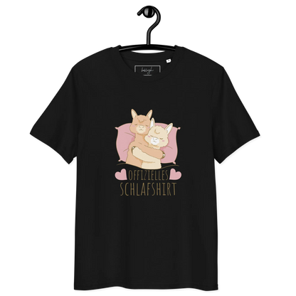 Offizielles Schlafshirt Alpacas – Bio-Baumwolle für Langschläfer