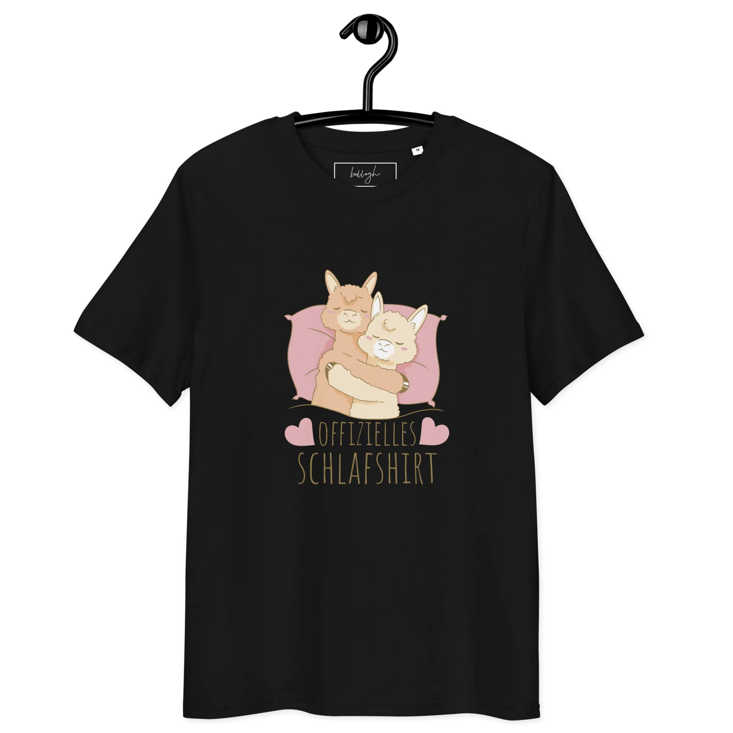 Offizielles Schlafshirt Alpacas – Bio-Baumwolle für Langschläfer