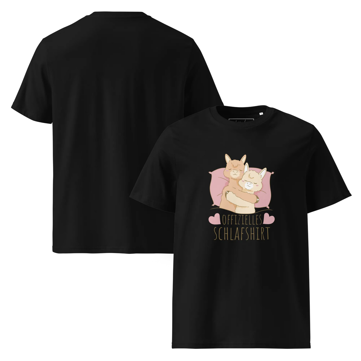 Offizielles Schlafshirt Alpacas – Bio-Baumwolle für Langschläfer