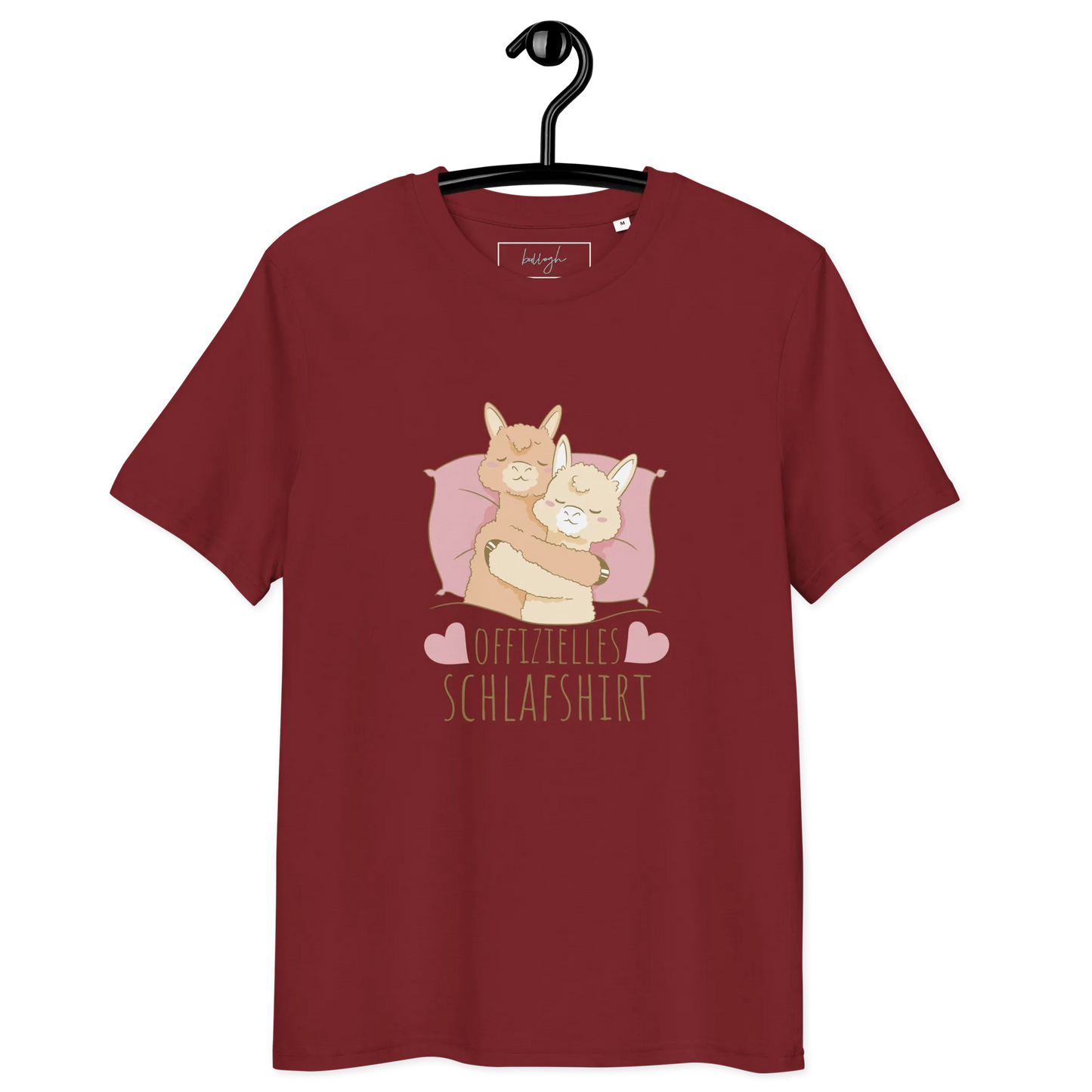 Offizielles Schlafshirt Alpacas – Bio-Baumwolle für Langschläfer
