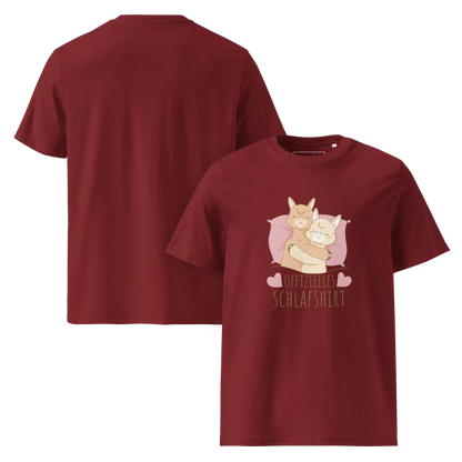 Offizielles Schlafshirt Alpacas – Bio-Baumwolle für Langschläfer