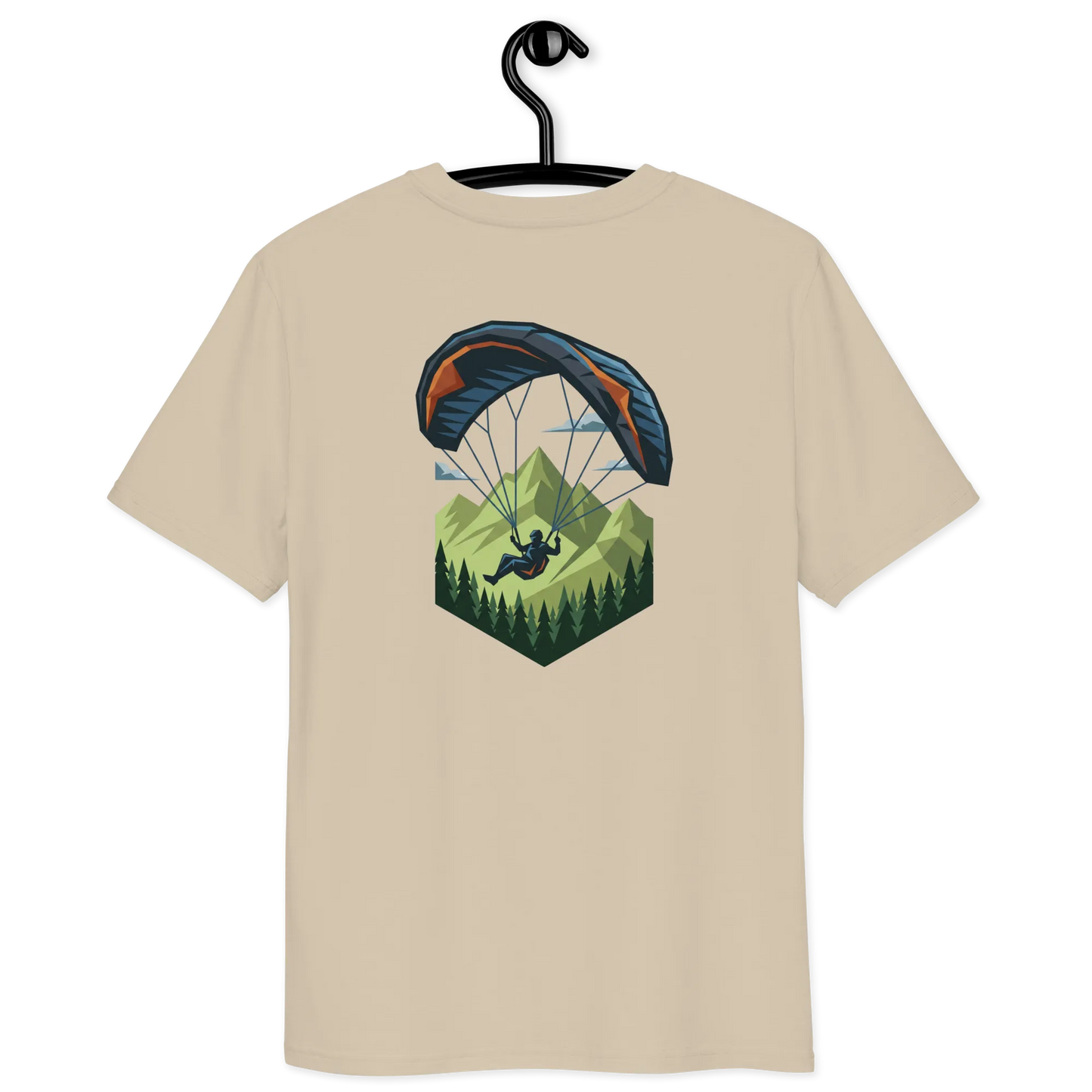 Paragliding Bio T-Shirt – Green Paraglider