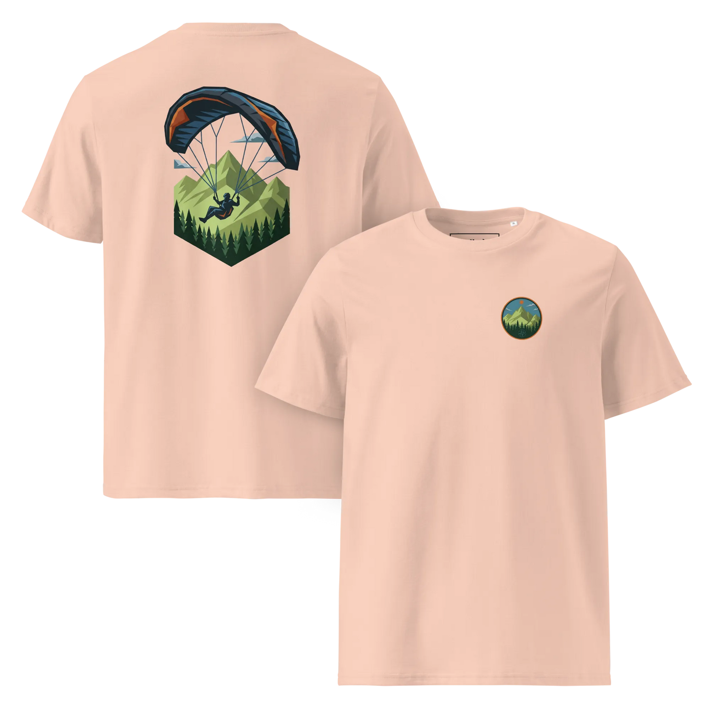 Paragliding Bio T-Shirt – Green Paraglider